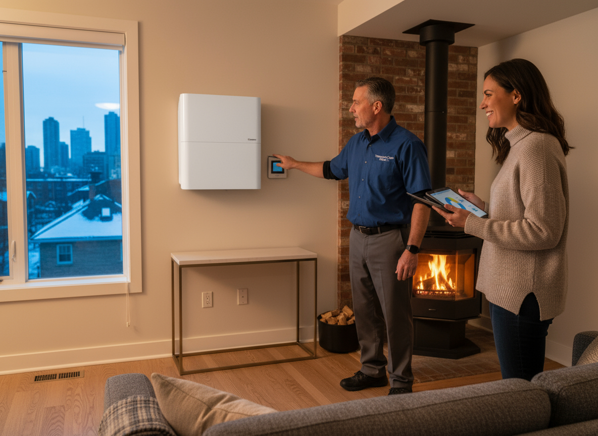 Heat pump vs pellet stove: Which is best for Toronto homes? Temperature Care compares cost, comfort, efficiency, and environmental impact for both systems.